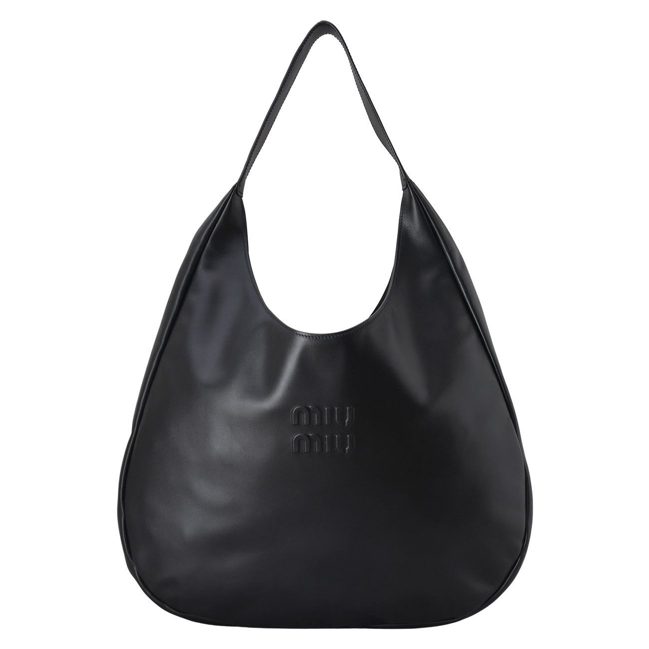 MIU MIU(USED)미우미우 5BC155 레더 호보백
